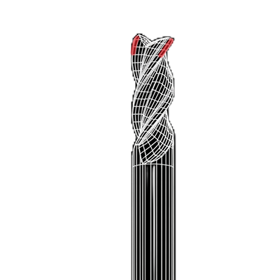 Invader patented short cutting zone — reduced lateral force at full overhang