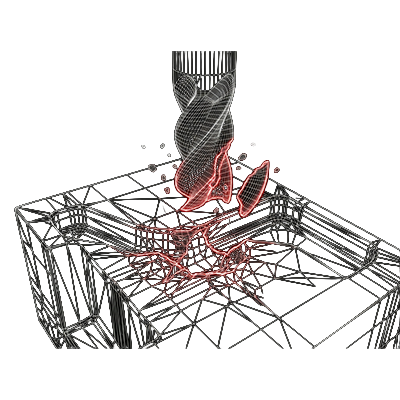 Catastrophic tool fracture mid-cavity scrapping a hardened-steel mold blank
